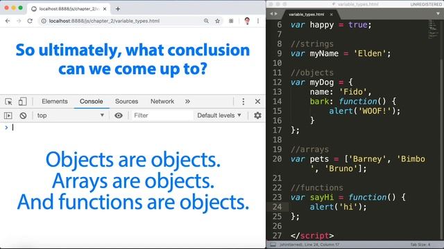 Learn JavaScript Lesson 2.2 Variable Types (Part 2) | Programming for Beginners смотреть онлайн