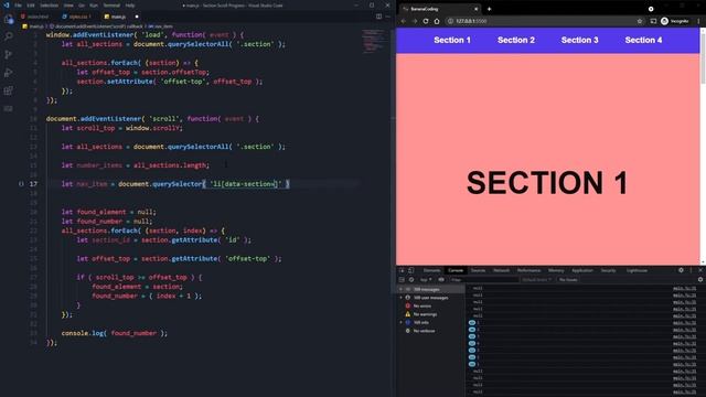 JavaScript SCROLL Progress Bar INDICATOR Tutorial ?⏩ | Full JS Tutorial смотреть онлайн