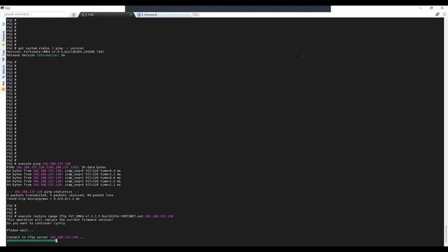 How to upgrade Fortigate Firewall firmware using CLI command [VM/Hardware] смотреть онлайн