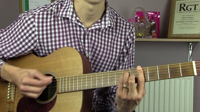 How to play Guitar Tango by the Shadows - Guitar Lesson Tutorial смотреть онлайн