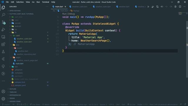 Flutter Bloc & Cubit Tutorial смотреть онлайн