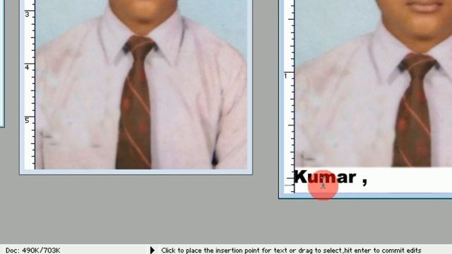 Photoshop Mein Passport Size Photo Ke Niche Name And Date Kaise Likhe In Hindi смотреть онлайн