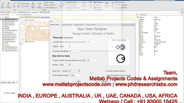 A Mathematical Model for Parametric Tooth Profile of Spur Gears || Spur Gear || Matlab | Gears mode смотреть онлайн