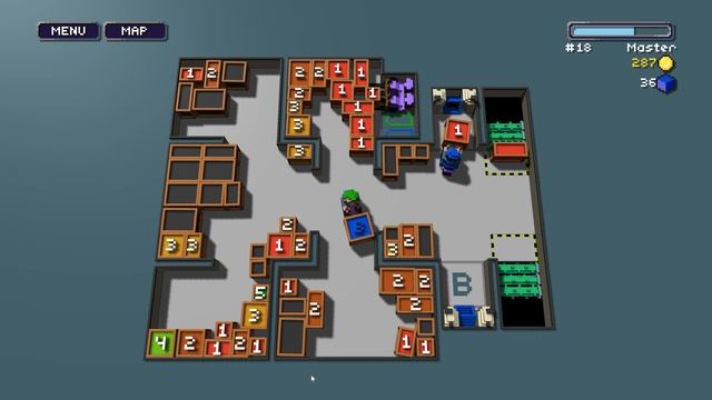 Storage Inc 2 - Level 18 - Two Player Mode on Master Difficulty - Perfect смотреть онлайн