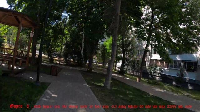 GoPro 7 и GoPro Hero 8 Black  - сравнение 4K  на велосипеде