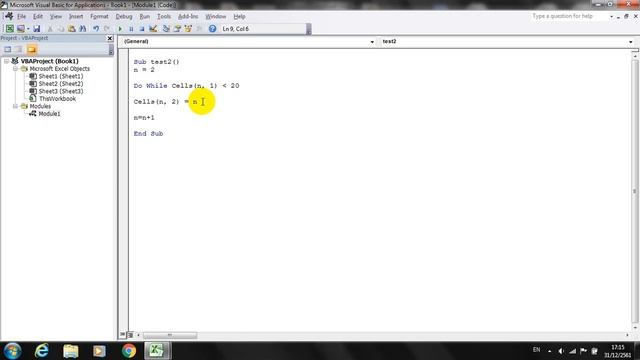 vdo 9 excel vba do while loop ทำจนถึง смотреть онлайн