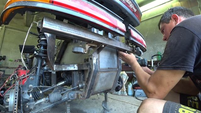 Квадроцикл не из Оки своими руками часть 29 (топливный бак часть 2) смотреть онлайн