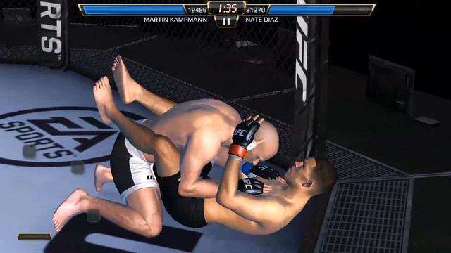 EA Sports UFC | Martin Kampmann Vs Nate Diaz | Android Gameplay смотреть онлайн