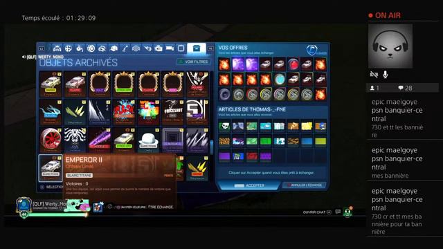 FR ROCKET LEAGUE TRADE #RL #TRADE