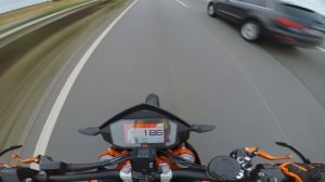 Top Speed | KTM Duke 690 R | Full Akrapovic