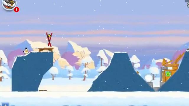 Angry Birds Friends Facebook - Winter Tournament Level 6 3 Star Walkthrough Week 2 Christmas смотреть онлайн