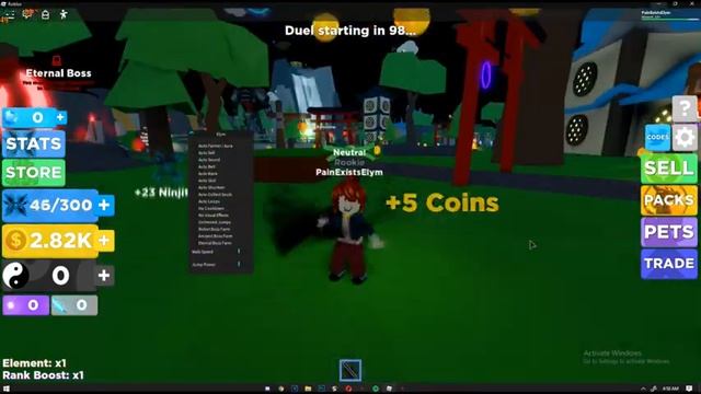 NINJA LEGENDS - ADMIN FUNCTIONS & AUTOFARMERS - ROBLOX смотреть онлайн