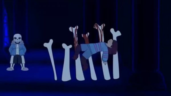 soy mas fuerte que tu sans vs chara undertale