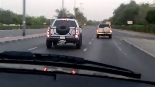 Ford Raptor 6.2 Supercharged vs Nissan Patrol Turbo Automatic смотреть онлайн
