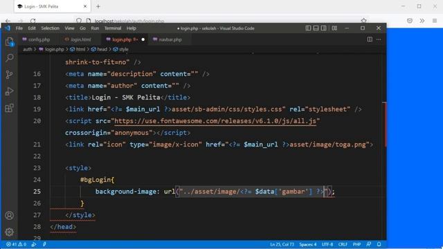 Belajar Membuat Aplikasi Web dari Nol dengan PHP MySQL - Eps 8 Form Login Web Sekolah смотреть онлайн