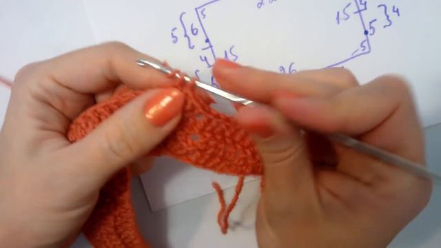 Джемпер с косами и ромбами Кокетка Ч. 2 Crochet cable patten sweater смотреть онлайн
