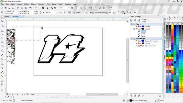 Cara Membuat No Start Racing Di Corel DRAW x7 [14] смотреть онлайн