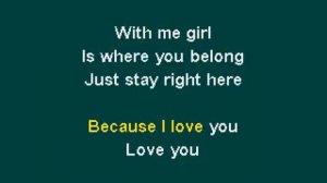 Justin Bieber - Love Me Karaoke