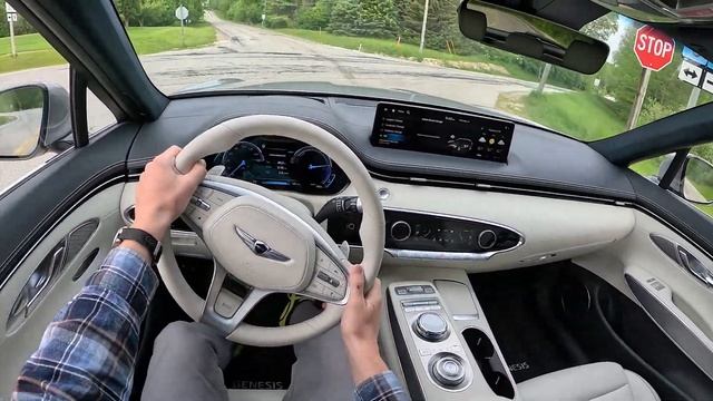 2023 Genesis Electrified GV70 Prestige - POV Test Drive (Binaural Audio) смотреть онлайн
