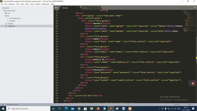 Signup and Login using php and Mysql with Session Management in Hindi Explanation смотреть онлайн