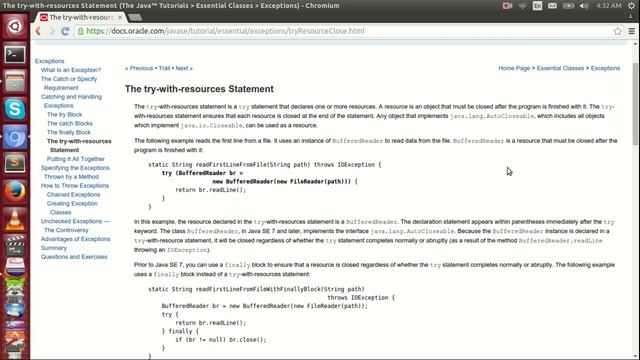 JAVA (Intermédiaire) - 83 - Try with Resources (Partie 2/3) смотреть онлайн