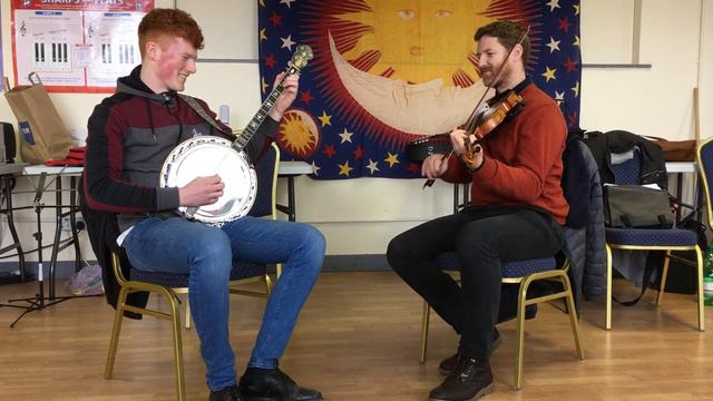 Ryan Owens (banjo) And Mossie Martin (fiddle)