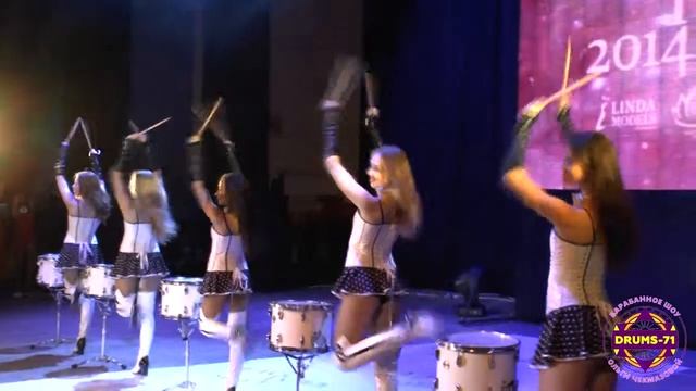 Барабанное шоу на Мисс Тула 2014, второй выход смотреть онлайн