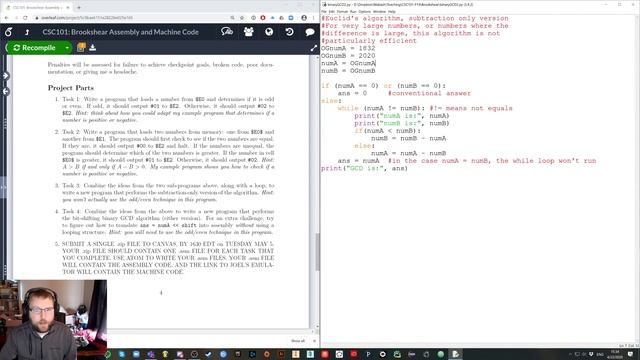 CSC101: Binary GCD Algorithms смотреть онлайн
