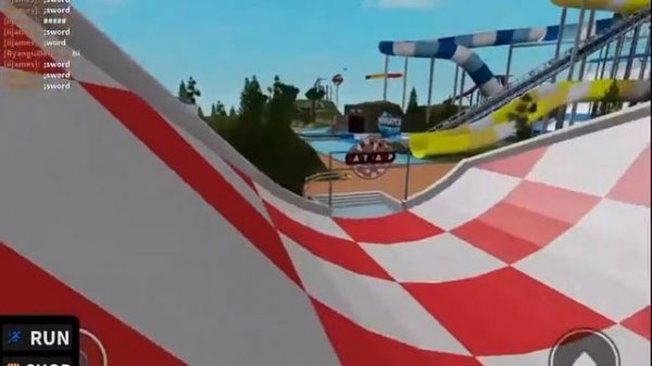 All water slides at Briquatica water park | ROBLOX