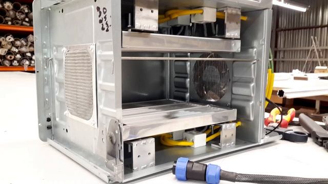 Изготовление конструктива ИК печи с конвекцией смотреть онлайн