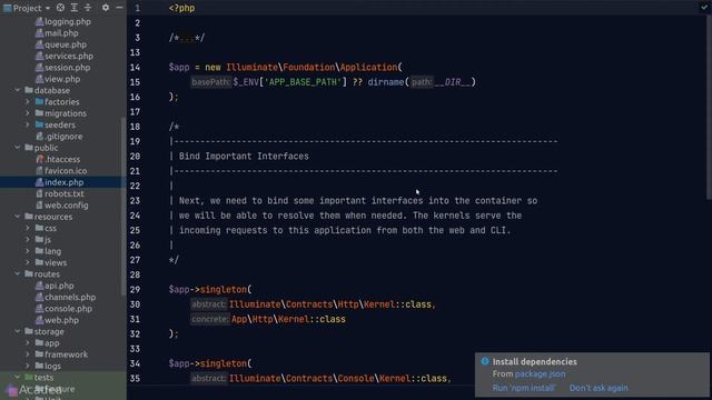 Ep01 - Laravel's Architecture: A quick Overview on Directory and App Structure смотреть онлайн