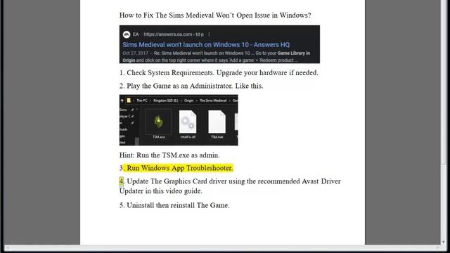 Fix The Sims Medieval Won’t Open Issue in Windows смотреть онлайн