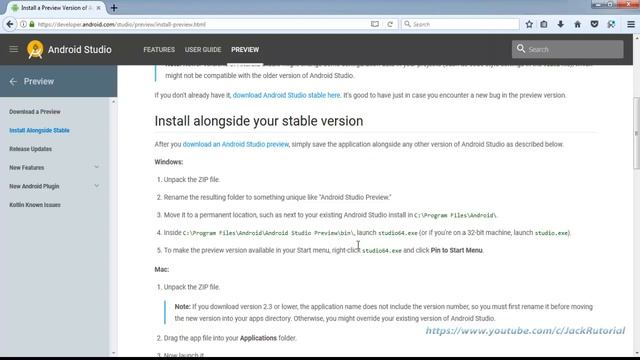 Install Android Studio 3 on Windows, Android Studio Preview support Kotlin Programming Language смотреть онлайн