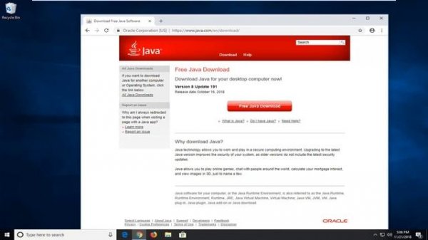 The Registry Refers to a Nonexistent Java Runtime Environment