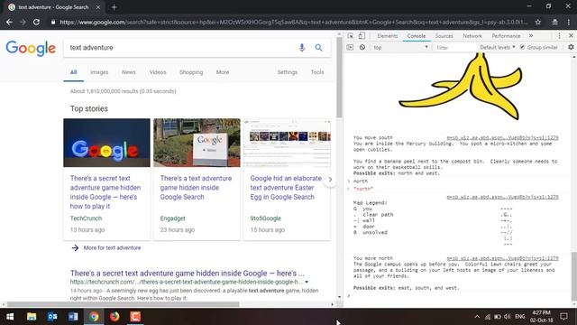 Google Text Adventure - Secret Game on Google Search смотреть онлайн