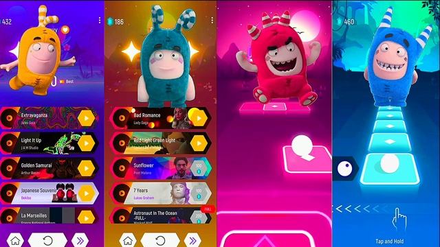 Oddbods Battle | Tiles Hop EDM Rush