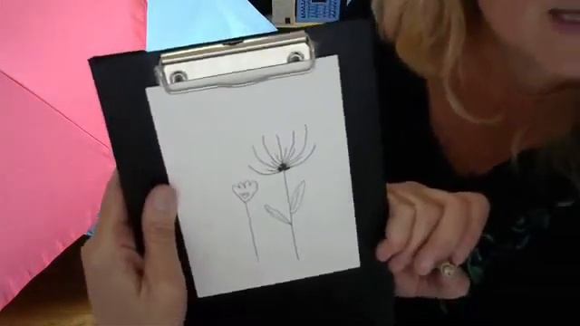 Ellen's sketch principles, supplies used, & a quick stylized flower sketch - May 5, 2020 смотреть онлайн