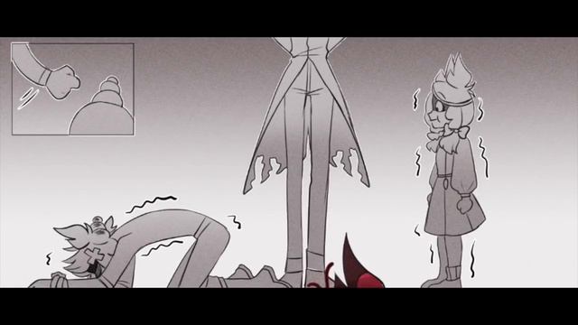 [Hazbin Hotel Comic Dub] You didn't lock the door?! (NOT FOR KIDS) смотреть онлайн