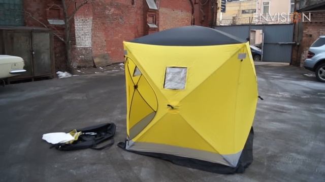 Сборка зимней палатки Куб Envision Ice Lux