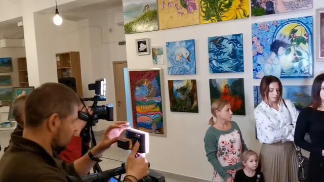 Рождественский вернисаж Art Gallery Market. Открытие. смотреть онлайн