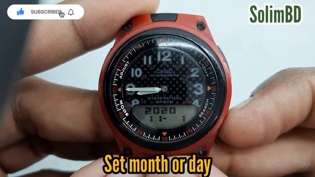 How To Setting Time Date And Hands Alignment Casio AW-80 Digital Watch | Watch Repair Channel