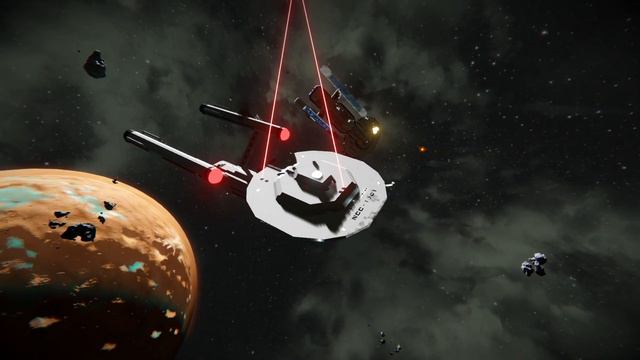 Space Engineers 2024 Constitution Class Vs Excelsior Class смотреть онлайн