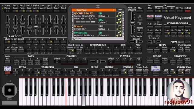 Azərbaycan oğluyam (UD) - KORG PA4X - PC смотреть онлайн