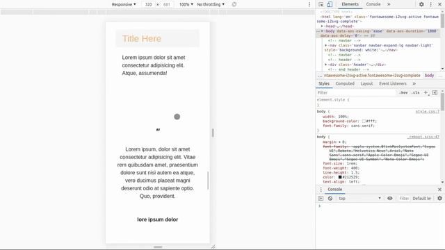 Slicing UI design into html & css (bootstrap) смотреть онлайн