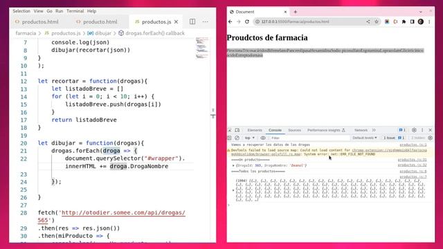 JS - Json (Farmacia) - Método Get смотреть онлайн