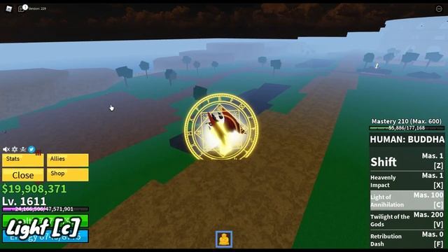 Самый мощный фрукт BLOX FRUITS | BUDDHA AWAKENING SHOWCASE