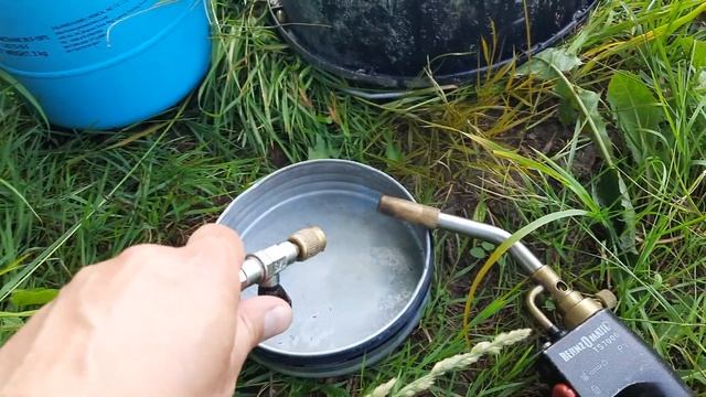 Фреон R32, проверяем горит или нет.