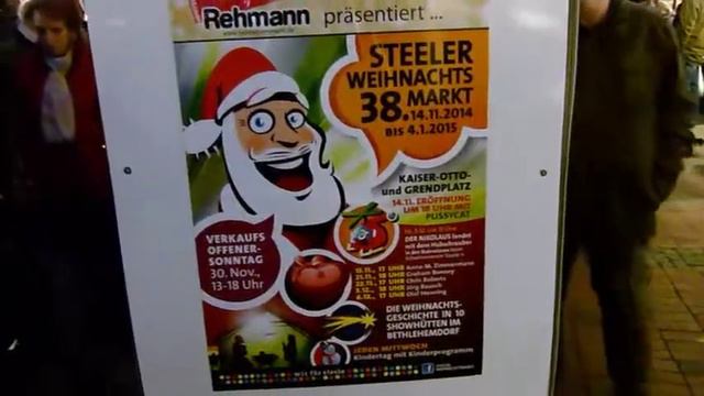 Weihnachtsmarkt 2014 Steele 14.11.2014 erster Tag смотреть онлайн
