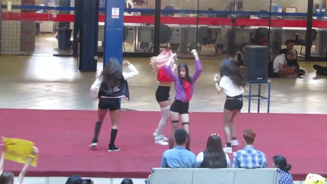 Goiânia Geek Show 2017 - K-pop - Grupo Nonagon - Musica: Whistle (휘파람) - BLACKPINK смотреть онлайн