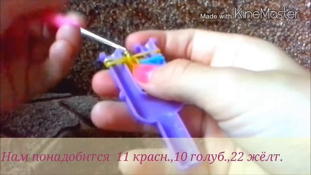 браслет из резинок круговые узелки смотреть онлайн